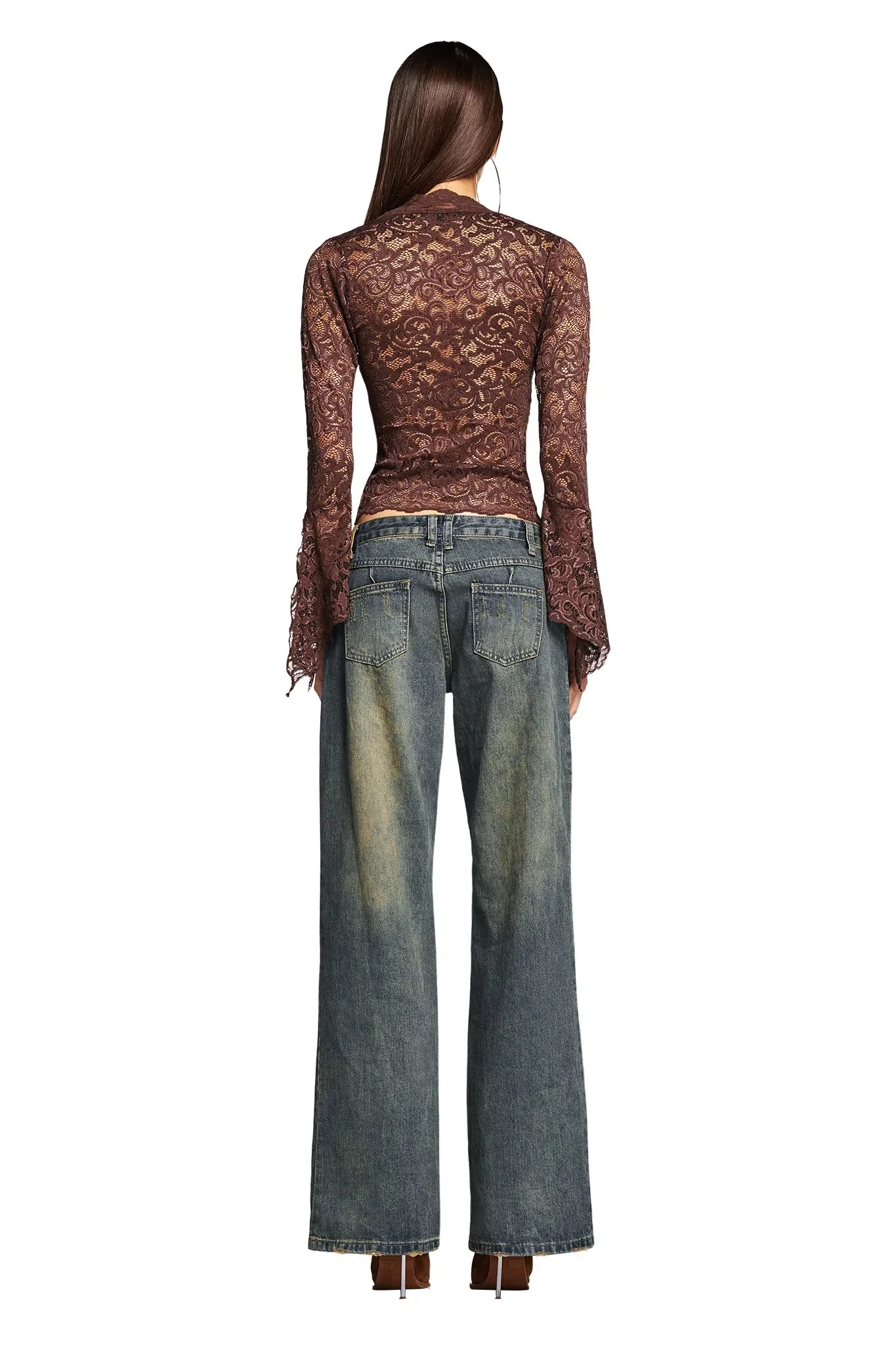 GEMMA TOP - NEUTRAL : CHOCOLATE - Image 6