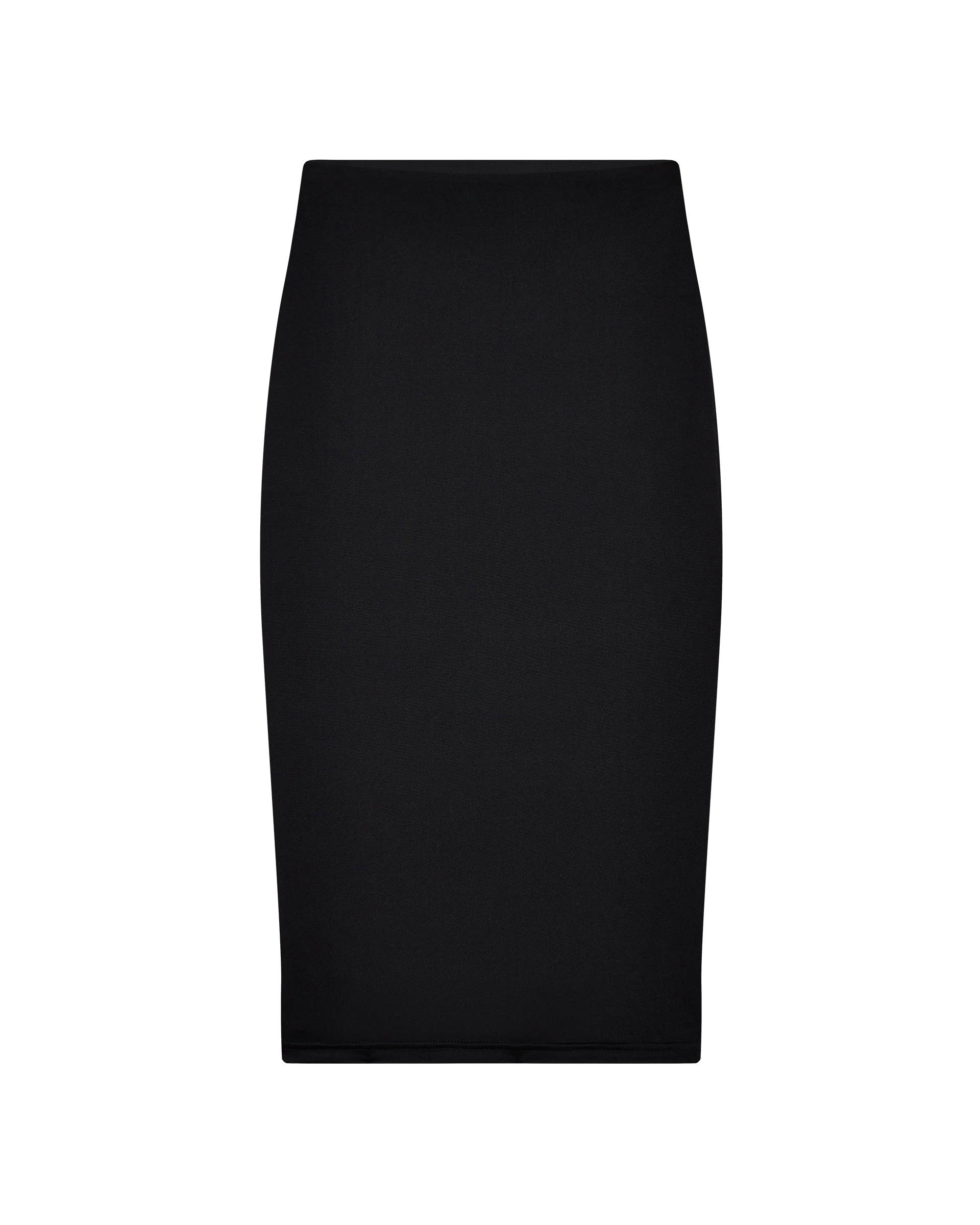 GISELLE STRETCH MIDI TUBE SKIRT - BLACK - Image 7