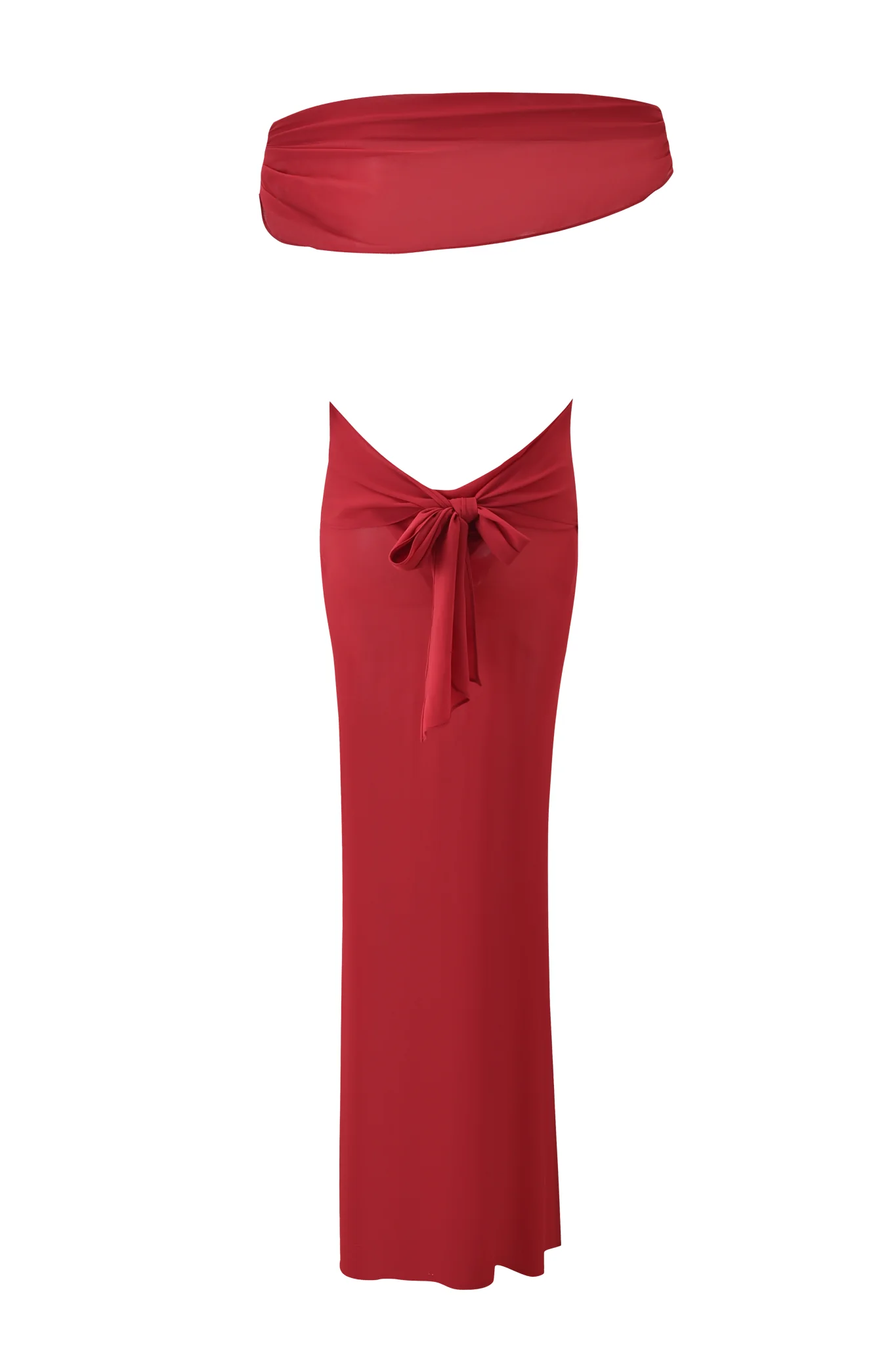KAHLO MAXI DRESS - RED - Image 8