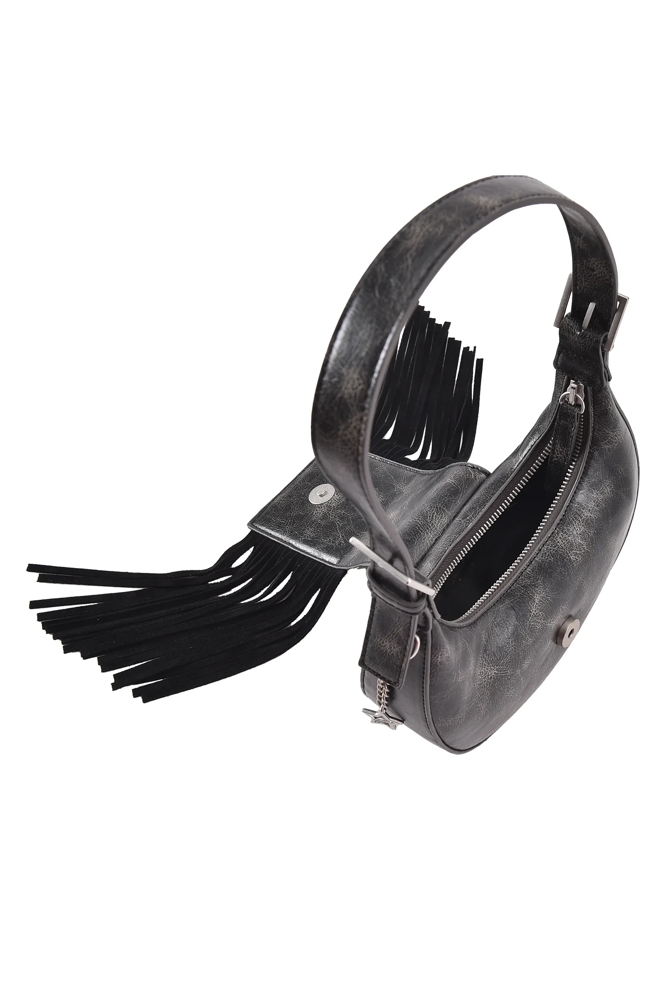 TIA BAG - BLACK FRINGE - Image 8