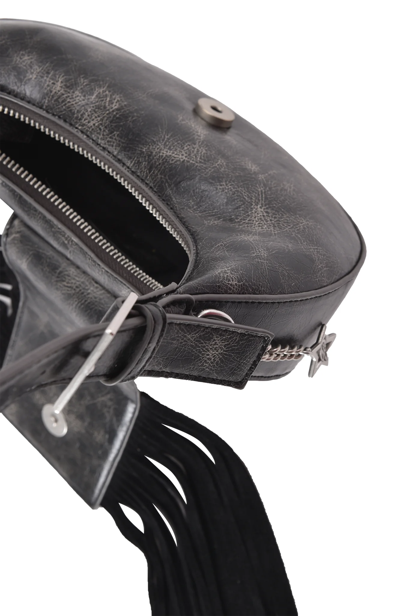 TIA BAG - BLACK FRINGE - Image 9