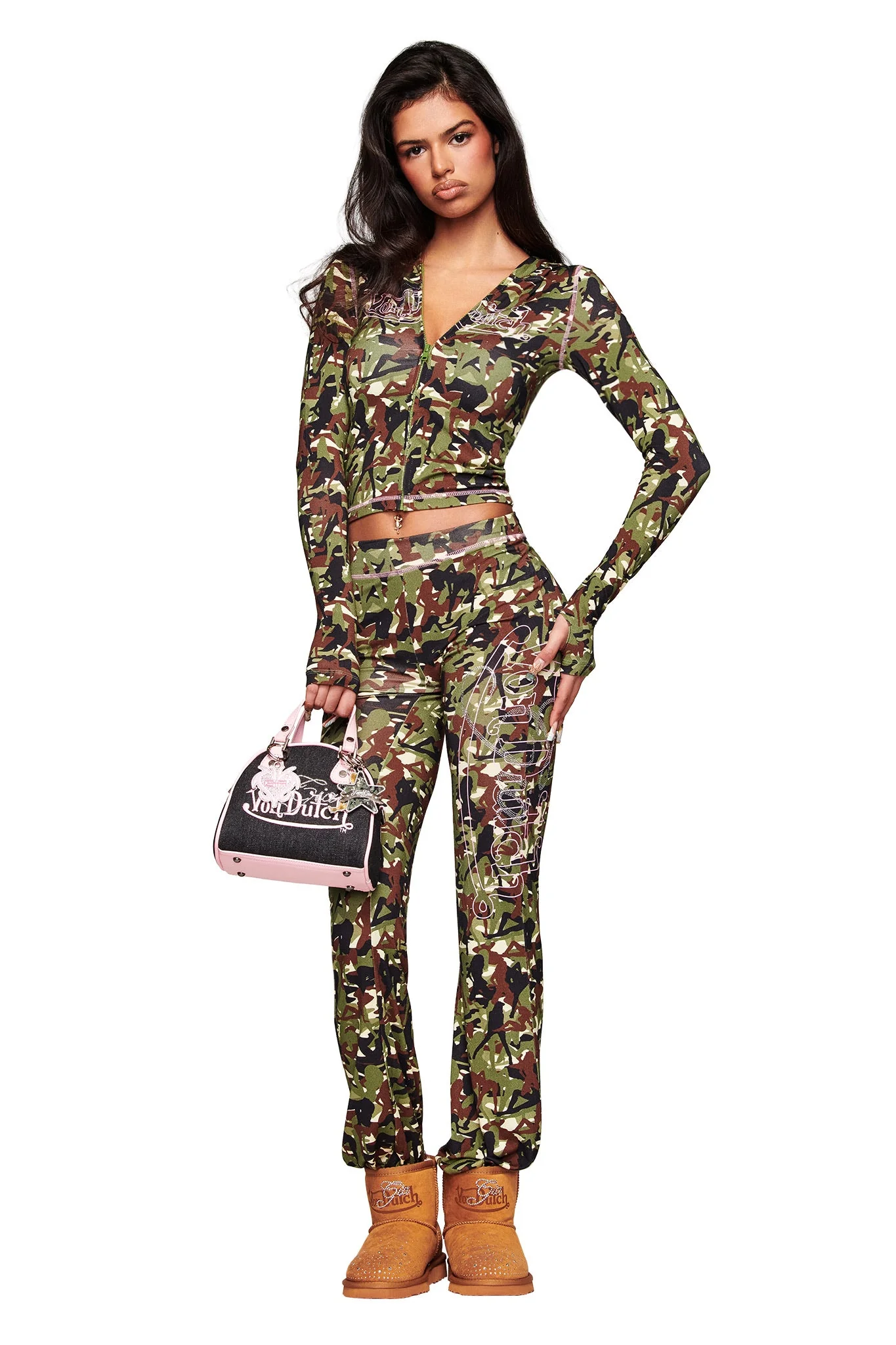 I.AM.GIA X VON DUTCH BOWLING BAG - INDIGO DENIM - Image 5